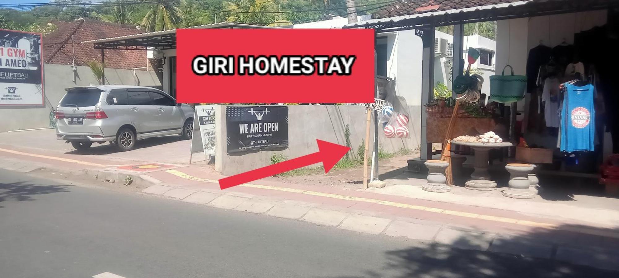 Giri Homestay 아메드 외부 사진